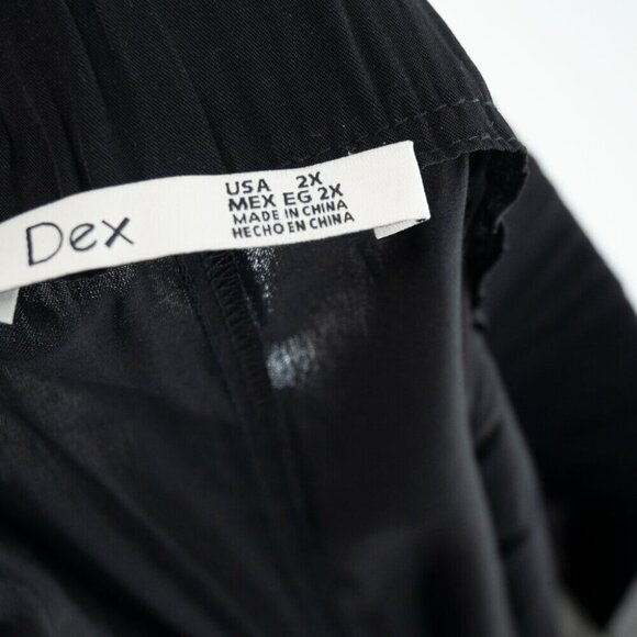 Dex Plus Pleated Satin Short women's shorts | 2X | NWT - Picture 8 of 8